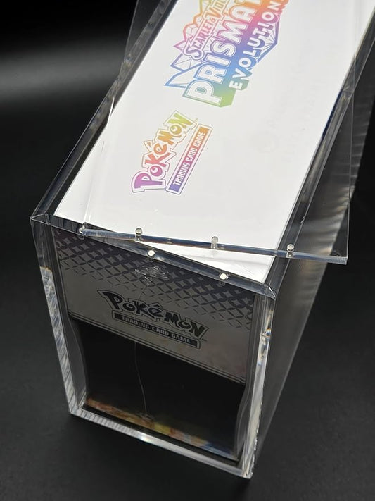 Protection magnétique acrylique pour ETB Pokémon – Boîte rigide Elite Trainer Box