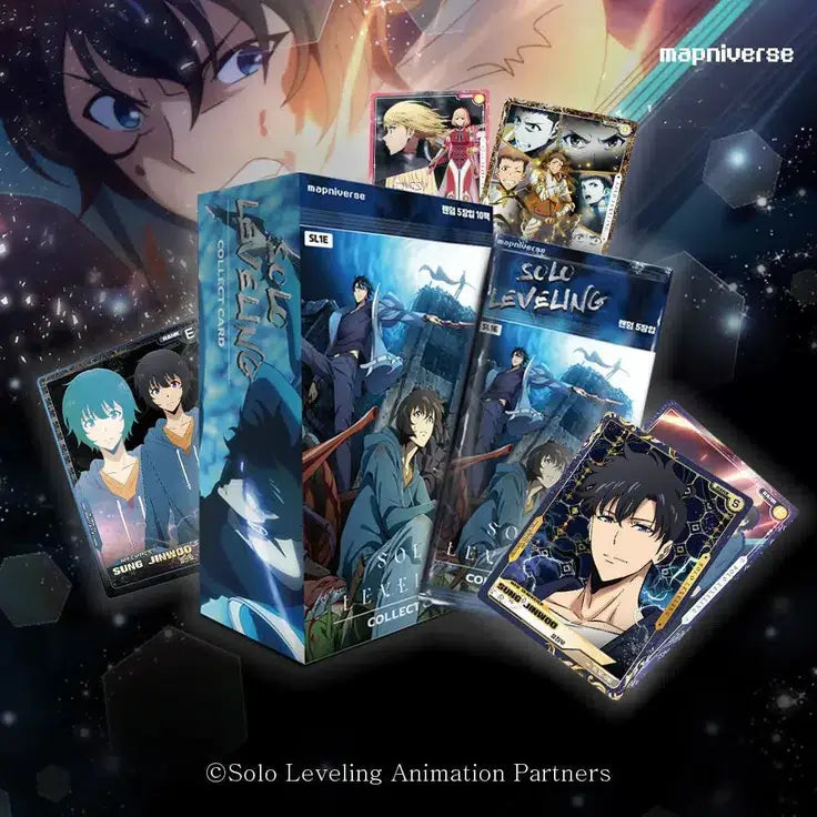 solo leveling mapniverse corée 10 boosters + 1 promo