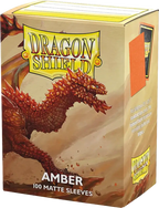 Sleeves Dragon Shield Matte – Amber (100 sleeves)