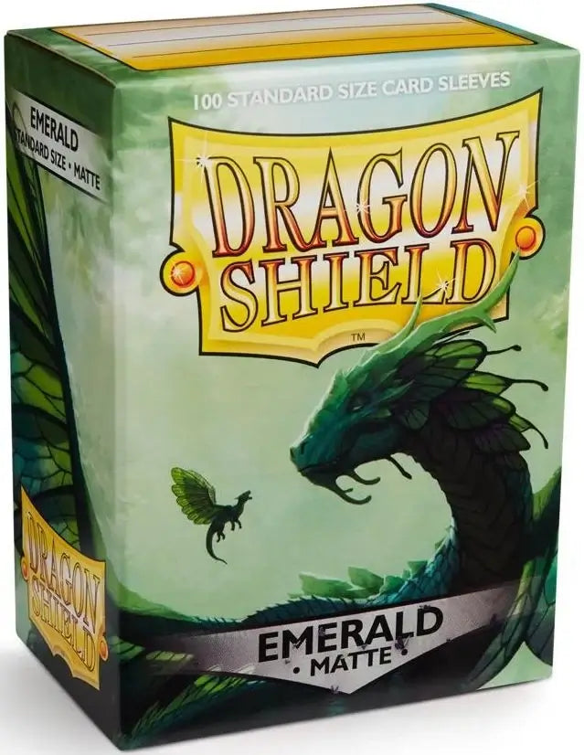 Sleeves Dragon Shield Matte – Emerald (100 sleeves)