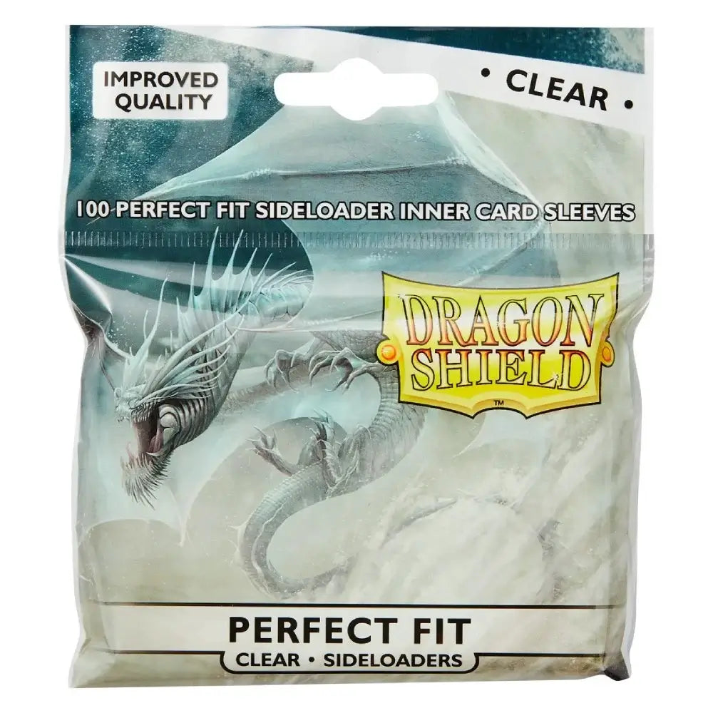 Dragon Shield – Perfect Fit Sideloaders Standard Clear – 100 Sleeves