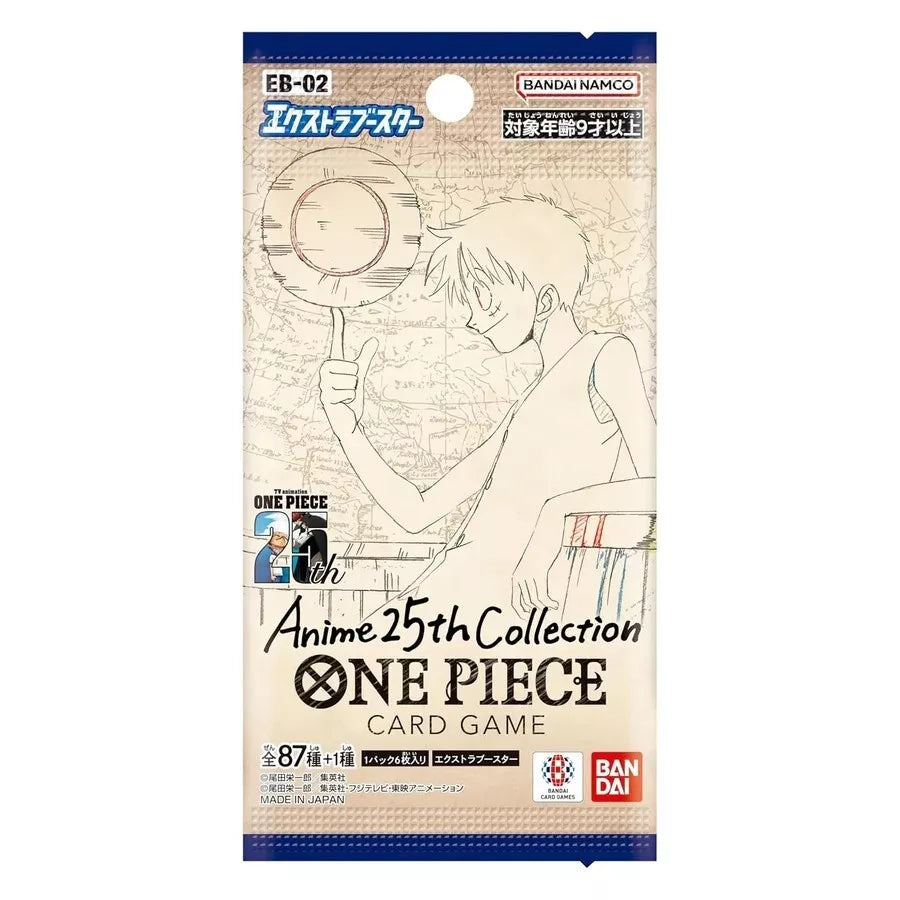 Booster One Piece EB-02 Memorial Collection version japonaise – 6 cartes par booster
