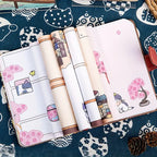 Carnet magnétique A6 Chat Japonais 224 pages – ouvert