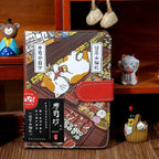 Carnet magnétique A6 Chat Japonais 224 pages – rouge