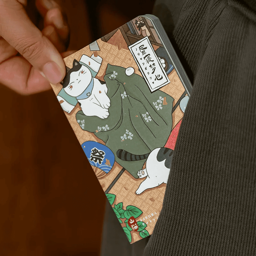 Carnet de poche A7 Chat Japonais 160 pages – poche