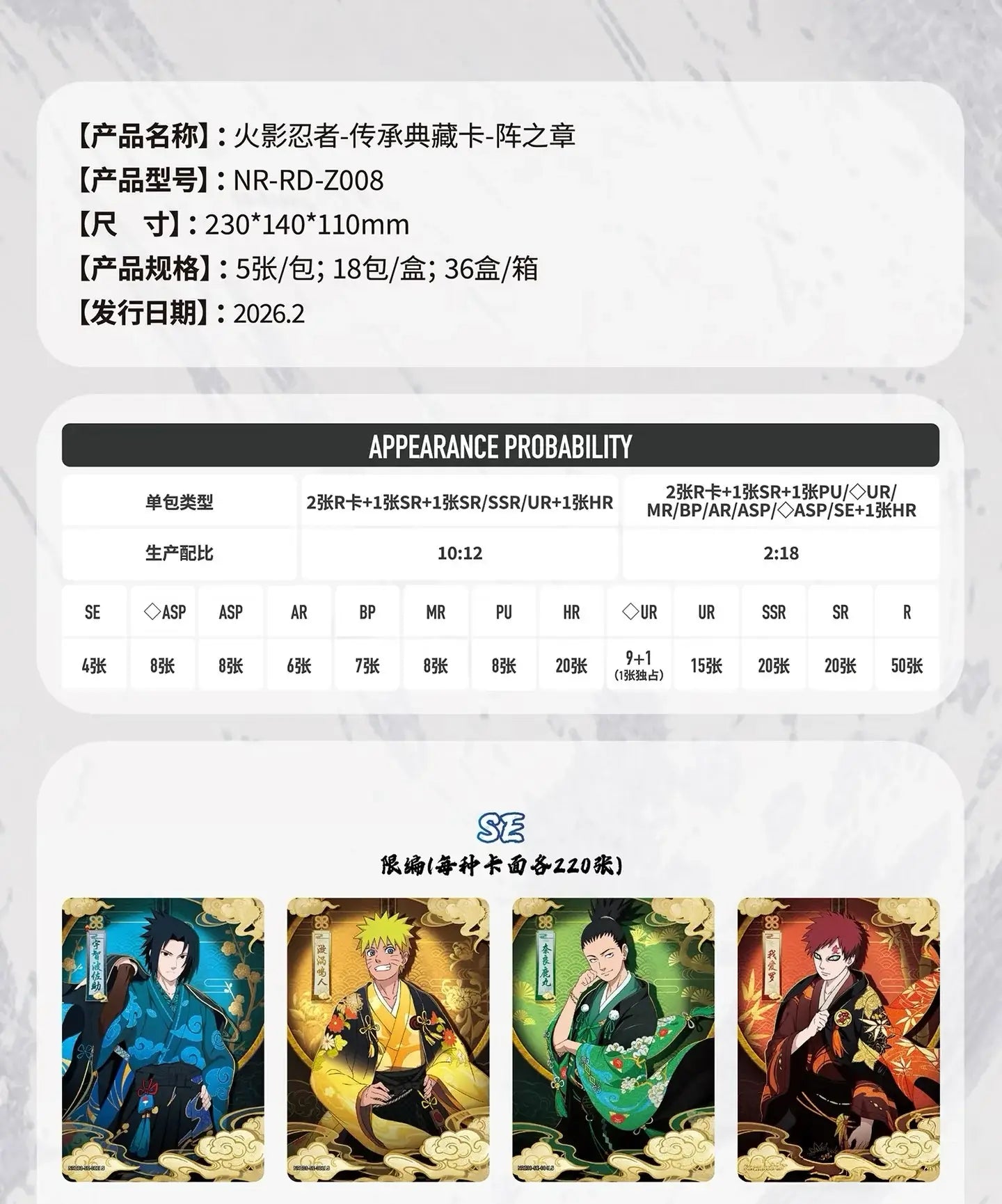 Display Kayou – Naruto Tier 4 Wave 8 (18 Boosters)