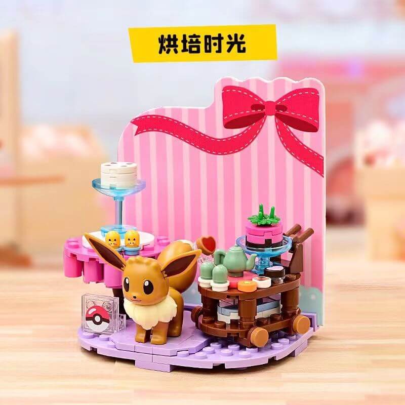 Keeppley Pokémon  Sweet Moment – Evoli Kit de Construction