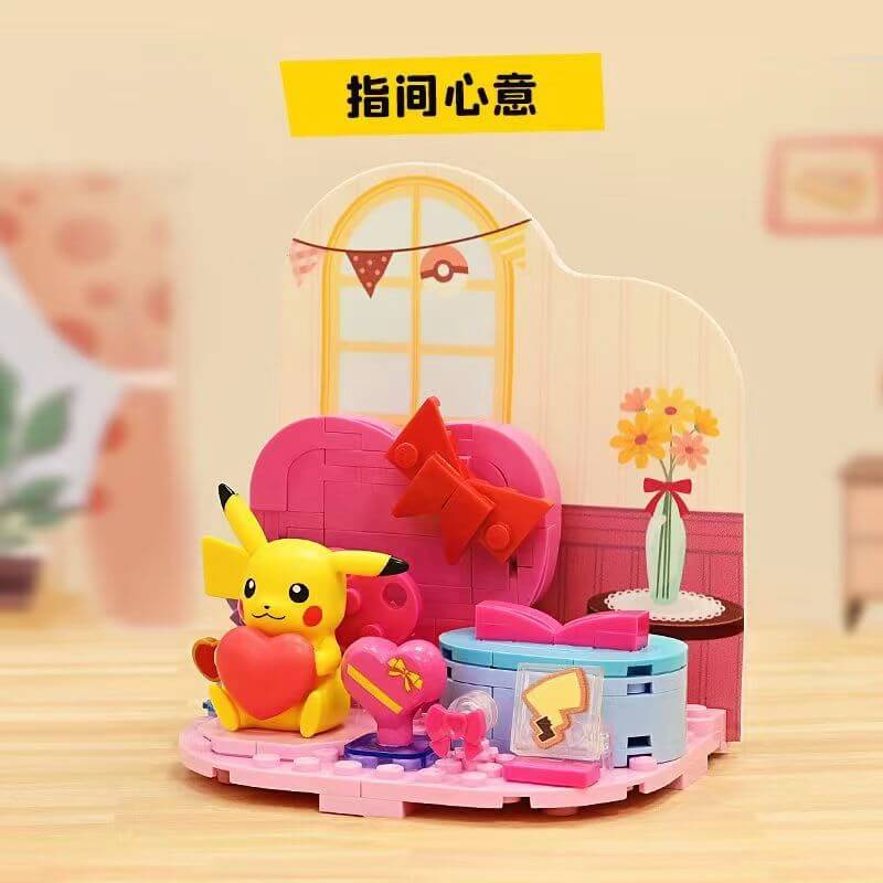 Keeppley Pokémon  Sweet Moment – Pikachu Kit de Construction