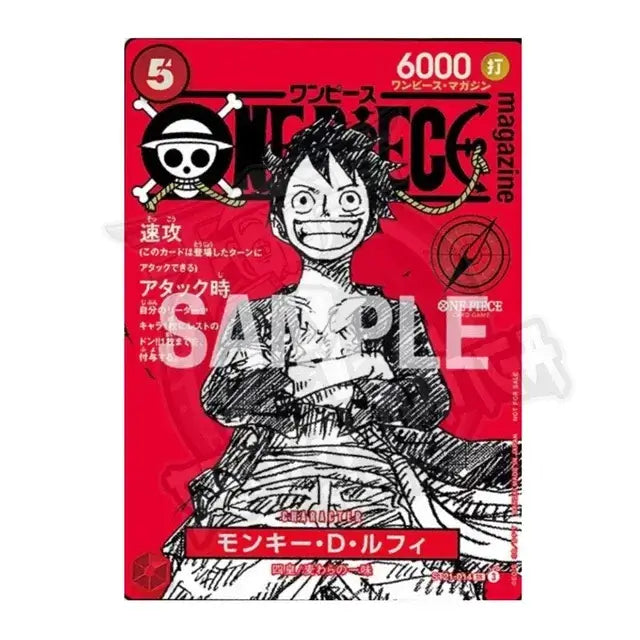 One Piece Card Game – Carte Promo Monkey D. Luffy SR ST21-014 + One Piece Magazine Vol.20 (JPN)