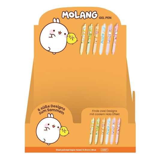 Molang – Stylo à bille à encre gel Premium Blind Box