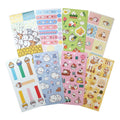 Stickers Molang Happy Days – pack 8 feuilles kawaii