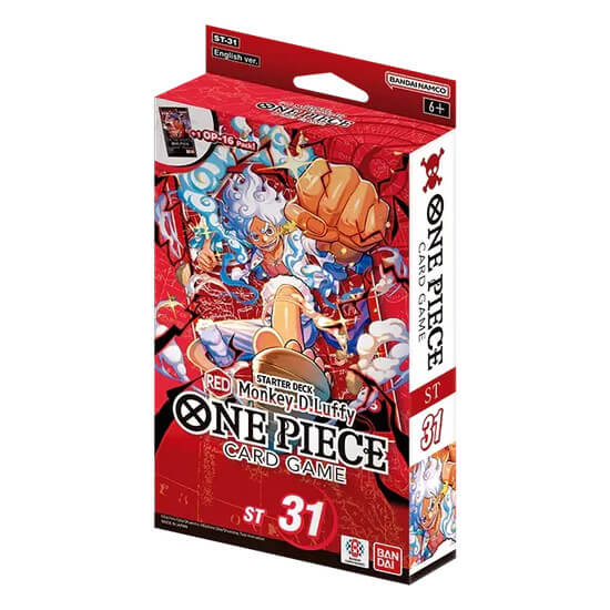 One Piece Card Game – Deck Débutant ST-31 Monkey D. Luffy Rouge (EN)