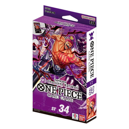 One Piece Card Game – Deck Débutant ST-34 Charlotte Katakuri Violet (EN)