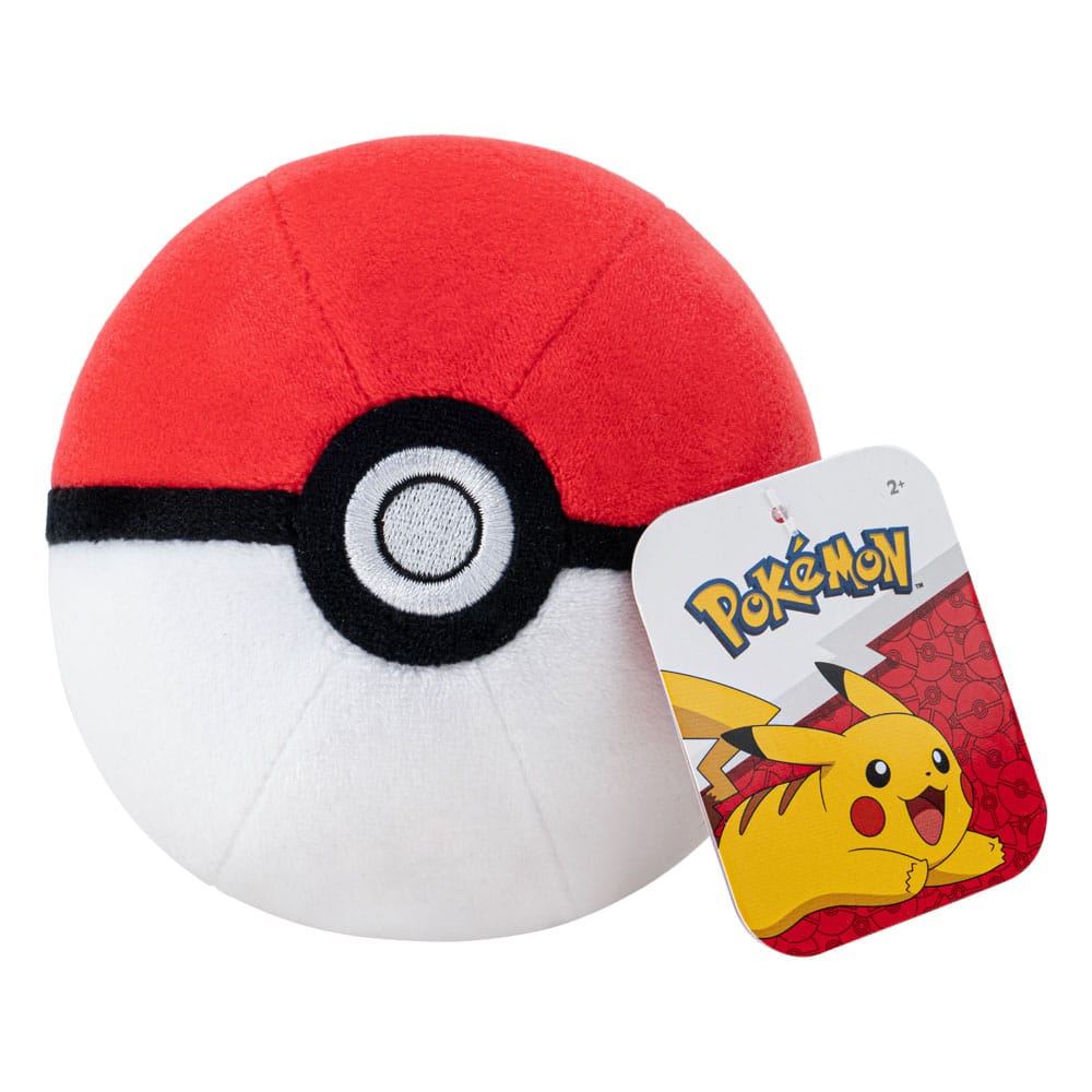 Peluche Pokémon Poké Ball 13 cm – vue de face
