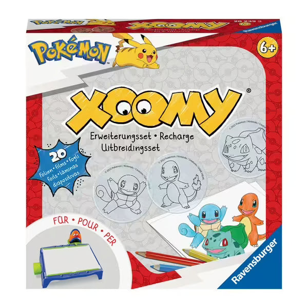Xoomy® Recharge Pokémon – 20 films-modèles