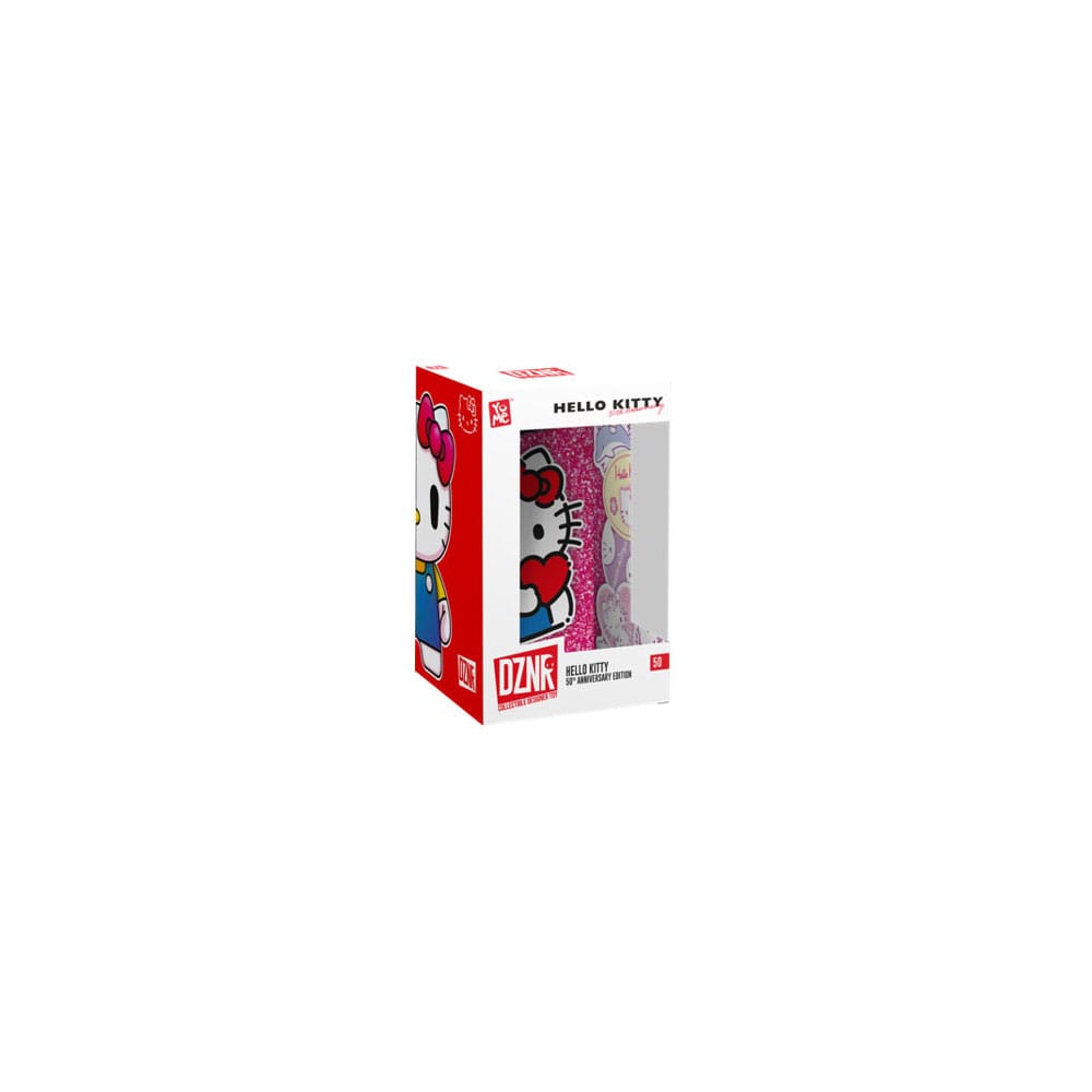 Peluche Hello Kitty 50th Anniversary Edition 18 cm – boîte collector Sanrio