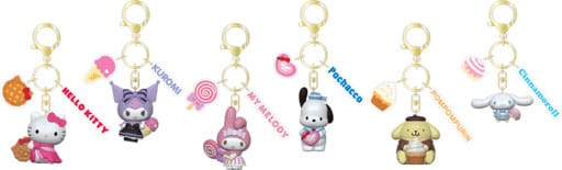 Porte-clés Sanrio Tea Party Series Hello Kitty & Friends – modèle aléatoire
