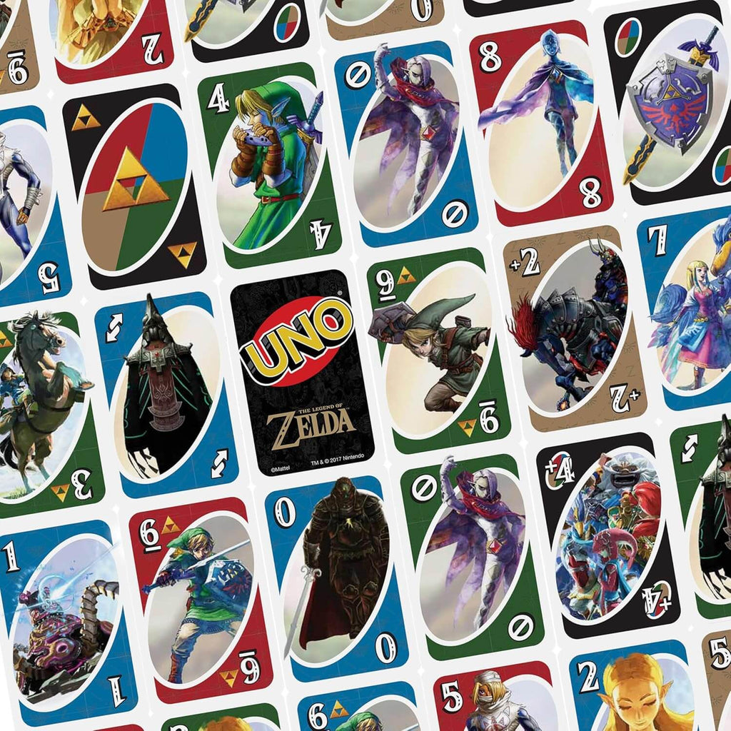 The Legend of Zelda – Jeu de cartes UNO cartes