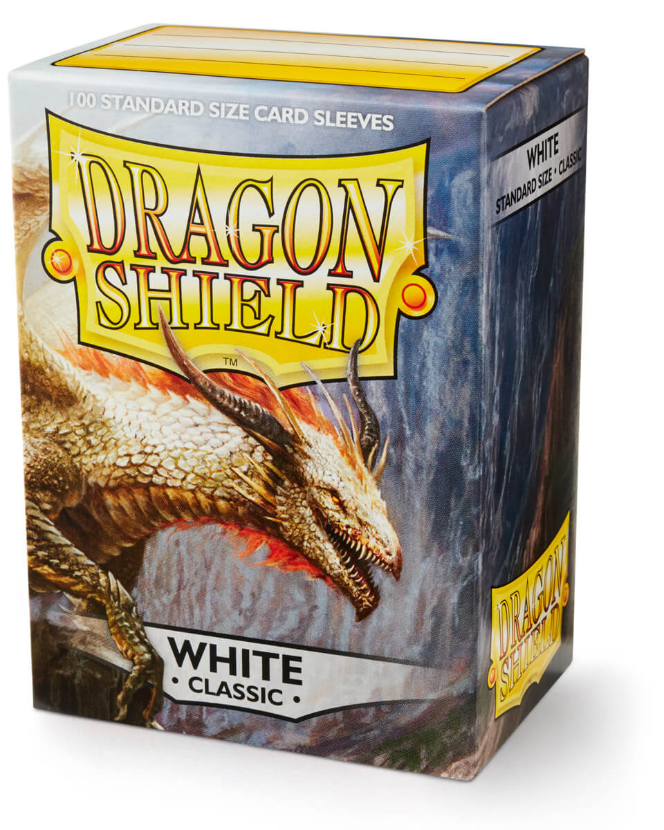 Sleeves Dragon Shield Classic – White (100 sleeves)