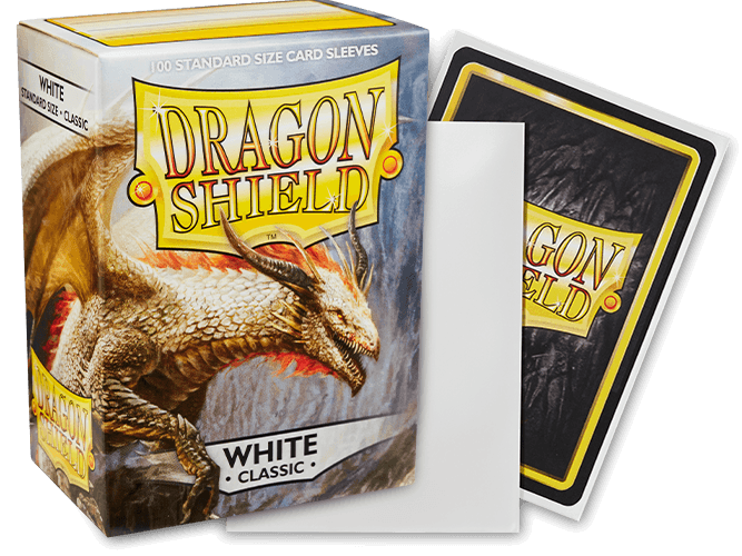Sleeves Dragon Shield Classic – White (100 sleeves)