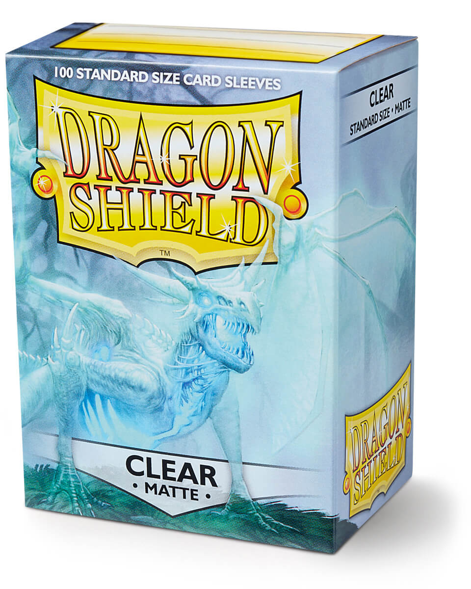 Dragon Shield – Sleeves Standard Matte – Clear / Transparent (100 pcs)