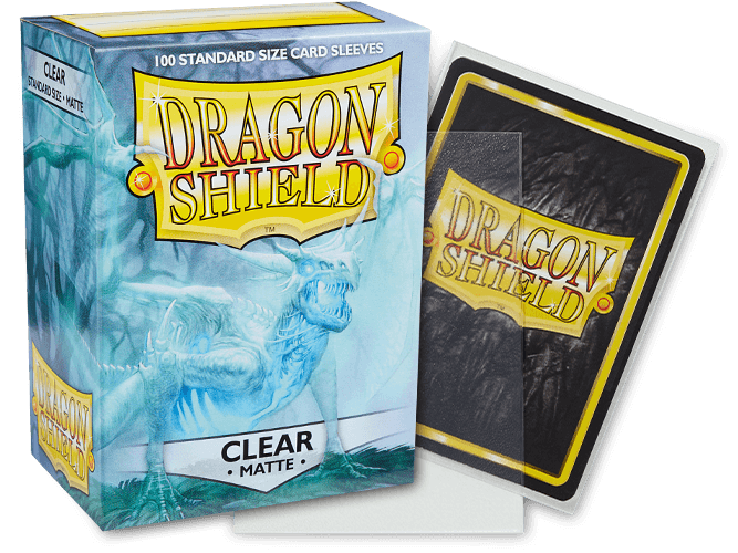 Dragon Shield – Sleeves Standard Matte – Clear / Transparent (100 pcs)