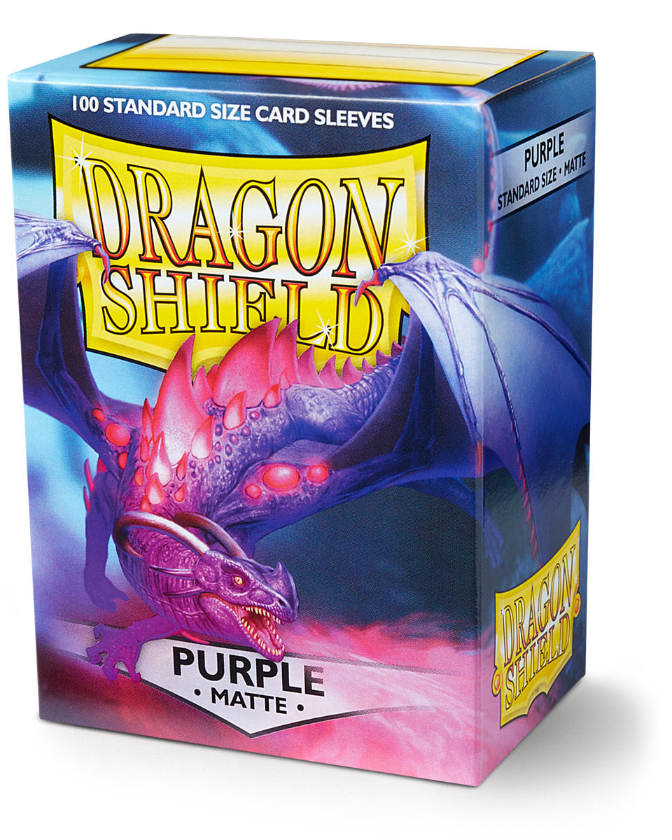 Dragon Shield – Sleeves Standard Matte – Purple (100 pcs)