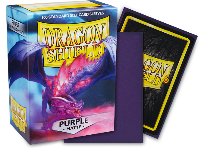 Dragon Shield – Sleeves Standard Matte – Purple (100 pcs)