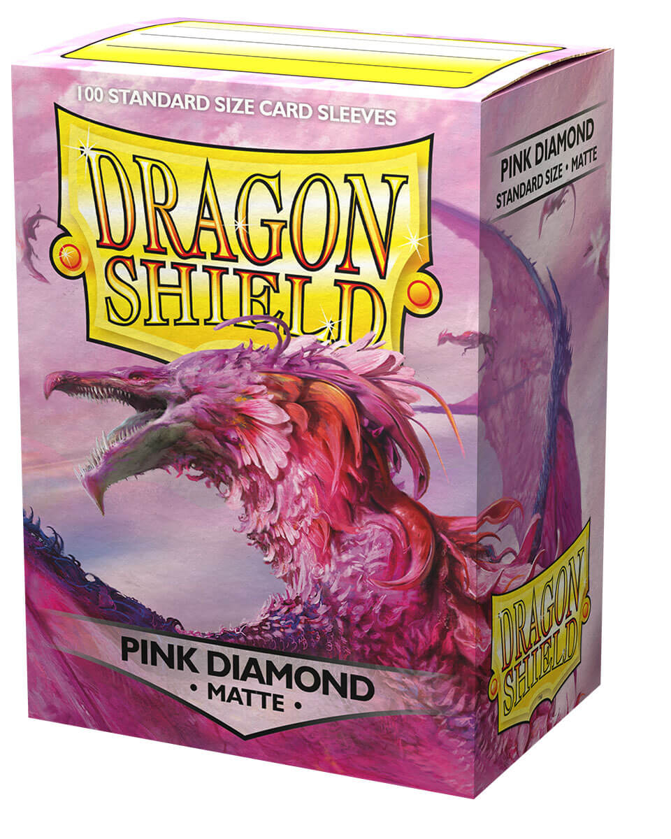 Sleeves Dragon Shield Matte – Pink Diamond (100 sleeves)