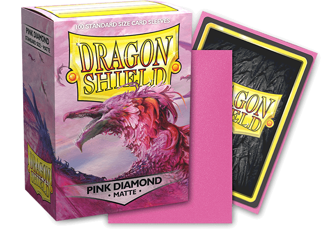 Sleeves Dragon Shield Matte – Pink Diamond (100 sleeves)