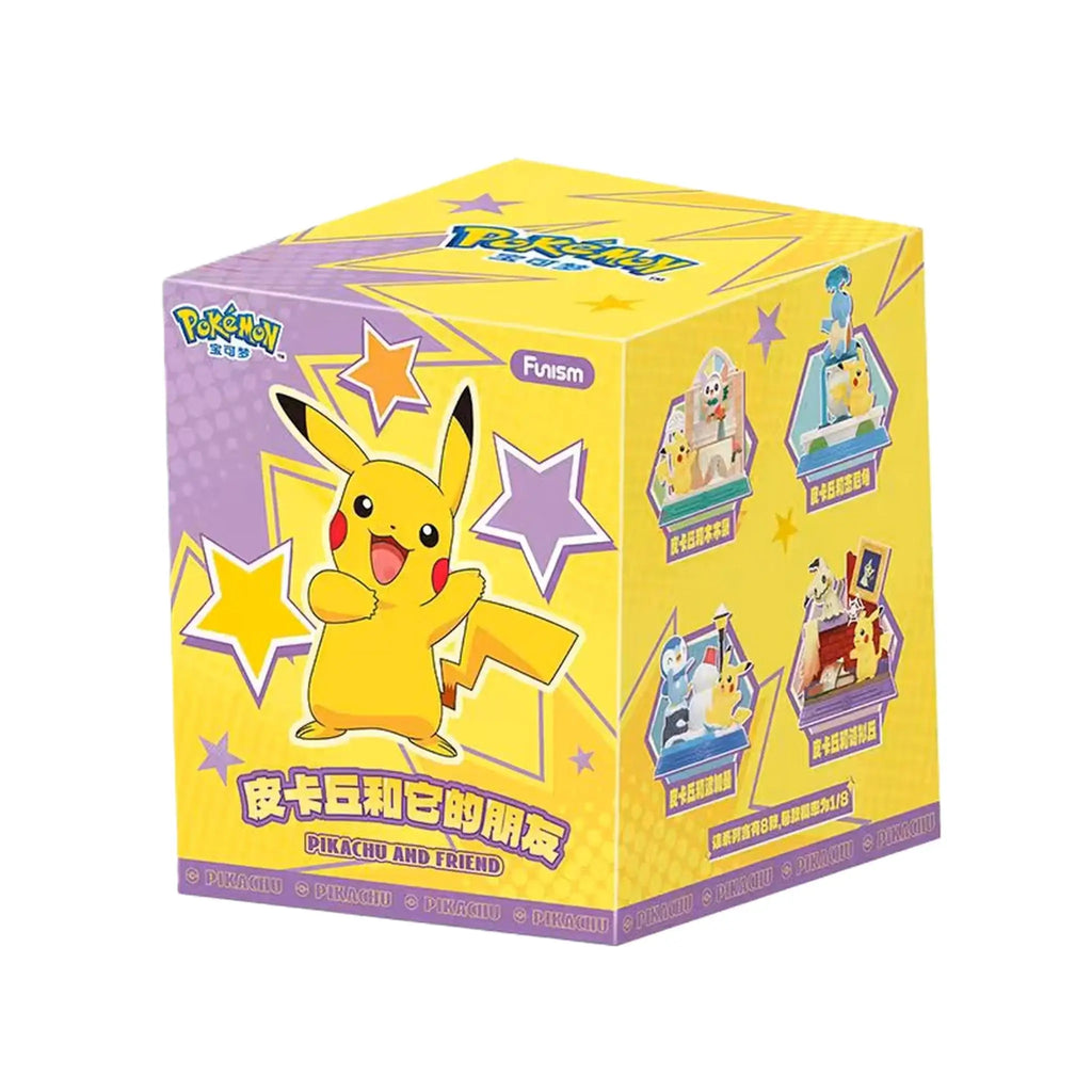 Blind Box Funism Diorama – Pikachu and Friends Pokémon mini figurine