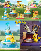 Blind Box Funism Diorama – Pikachu and Friends Pokémon 8 Modèles mini figurine