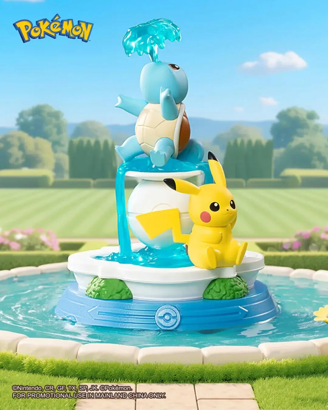 Blind Box Funism Diorama – Pikachu and Friends Pokémon Pikachu et Carapuce mini figurine