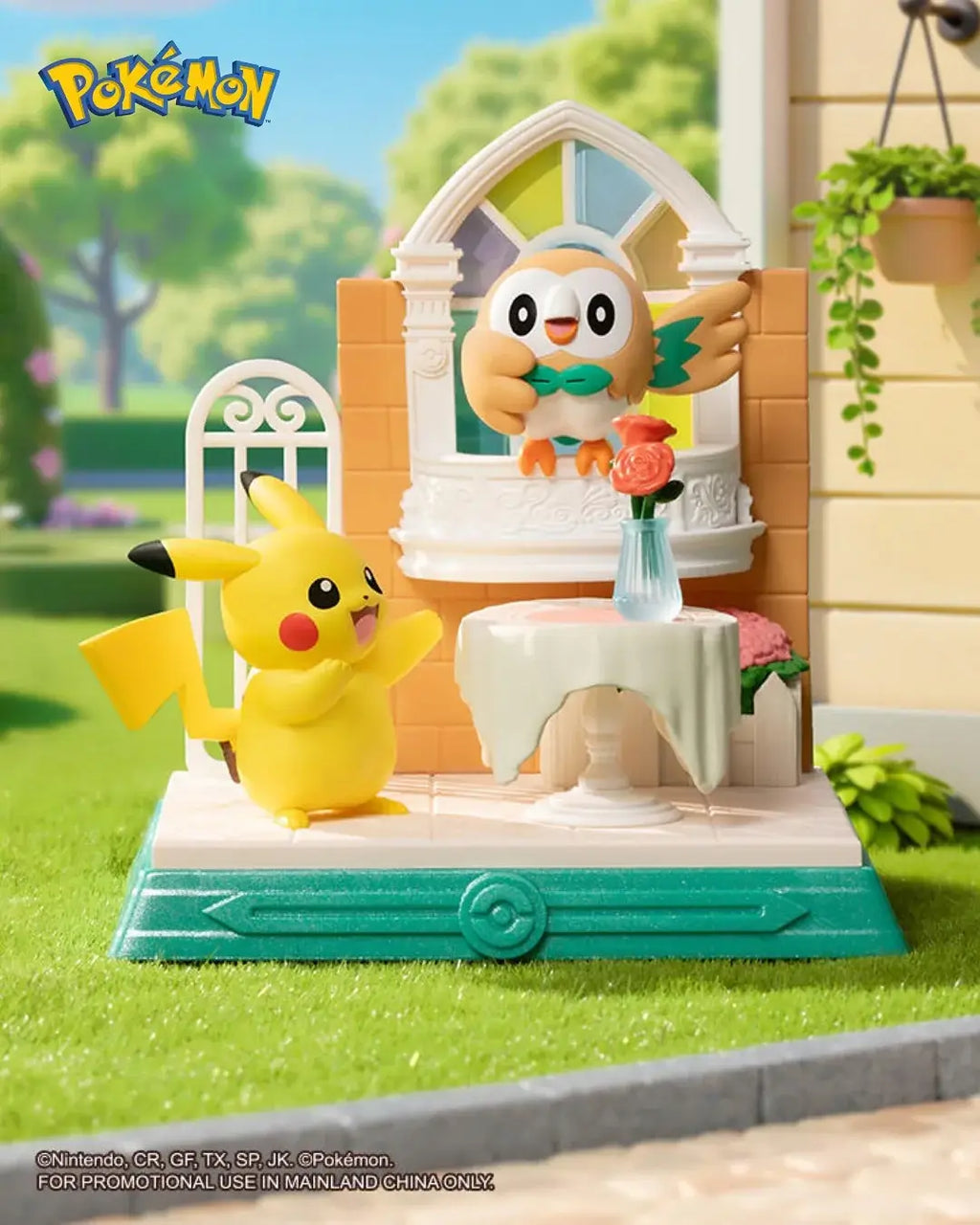 Blind Box Funism Diorama – Pikachu and Friends Pokémon Pikachu et chouette mini figurine