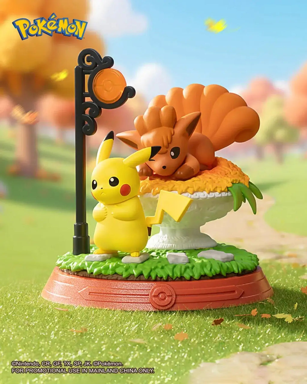 Blind Box Funism Diorama – Pikachu and Friends Pokémon Pikachu et Goupix mini figurine