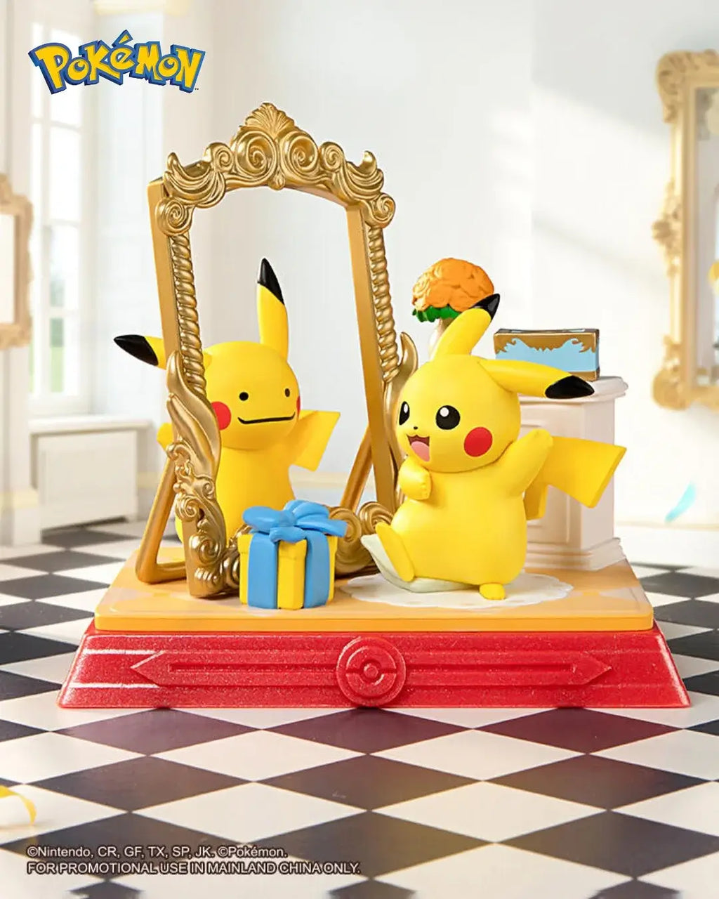 Blind Box Funism Diorama – Pikachu and Friends Pokémon Pikachu et Métamorph mini figurine