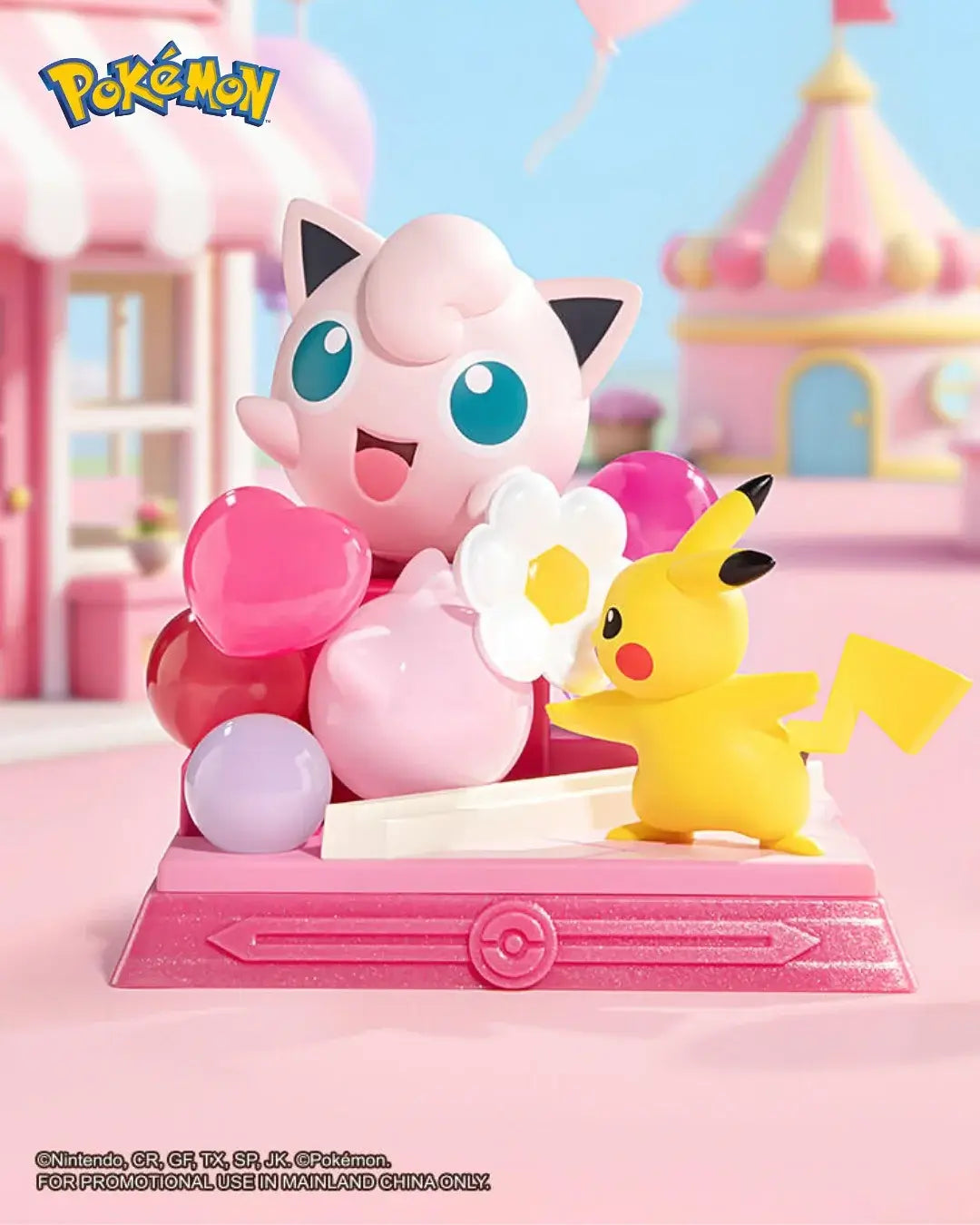 Blind Box Funism Diorama – Pikachu and Friends Pokémon Pikachu et Rondoudou mini figurine