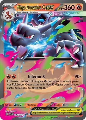Booster mystère Pokémon 5 cartes EX V françaises – Mega Dracaufeu