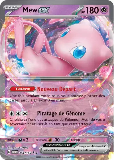 Booster mystère Pokémon 5 cartes EX V françaises – mew