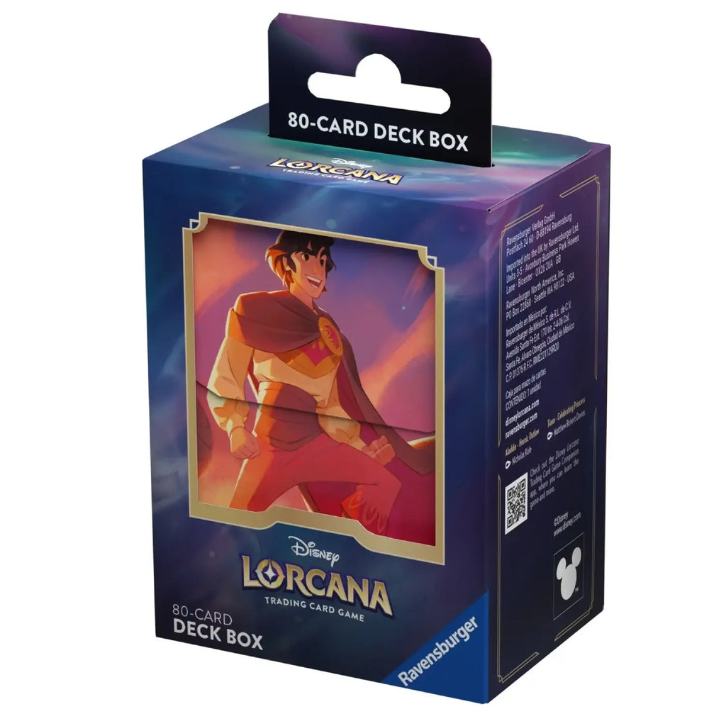 Deck Box 80+ Aladdin Ciel Scintillant – Disney Lorcana