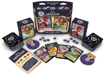 Disney Lorcana – Deck de Démarrage 2 Joueurs Jouets vs Super-Héros Ch.12 Contrées Inconnues