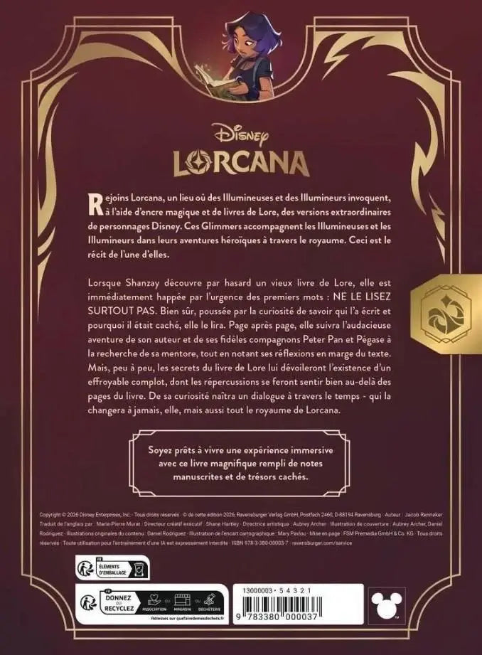 Disney Lorcana – La Quête des Merveilles : Le Livre de Lore (FR)
