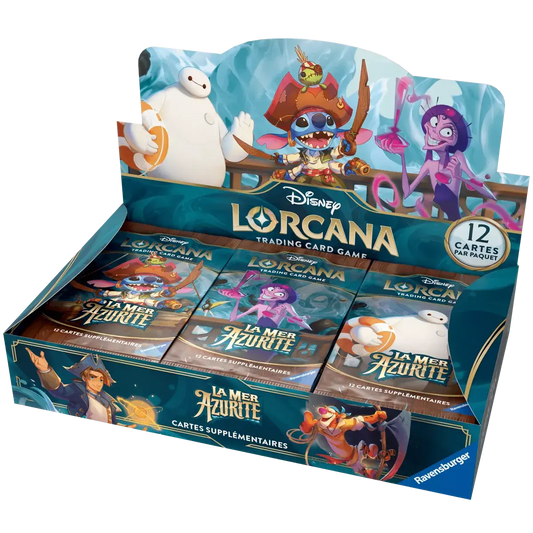 Disney Lorcana – Display 24 Boosters Ch.6 La Mer Azurite
