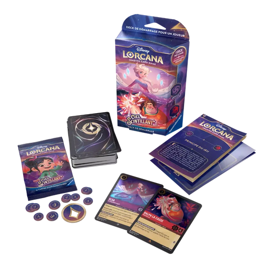 Disney Lorcana – Deck de Démarrage Elsa / Ralph – Ch.5 Ciel Scintillant