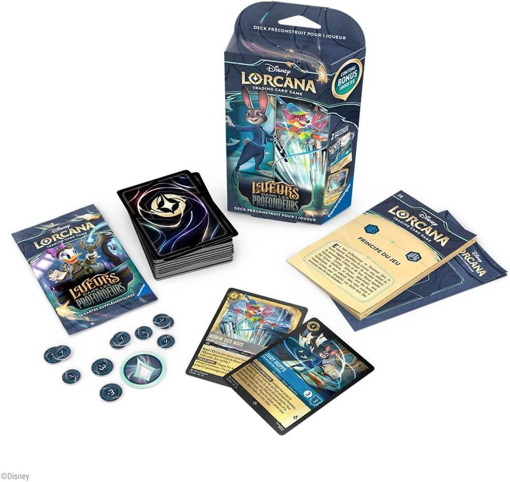 Disney Lorcana – Deck de Démarrage Judy Hopps / Robin des Bois – Ch.10 Lueurs dans les Profondeurs