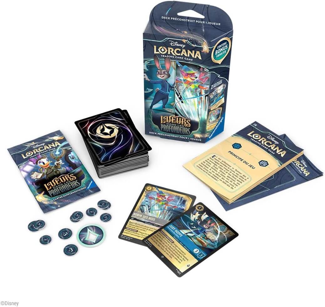 Disney Lorcana – Deck de Démarrage Judy Hopps / Robin des Bois – Ch.10 Lueurs dans les Profondeurs