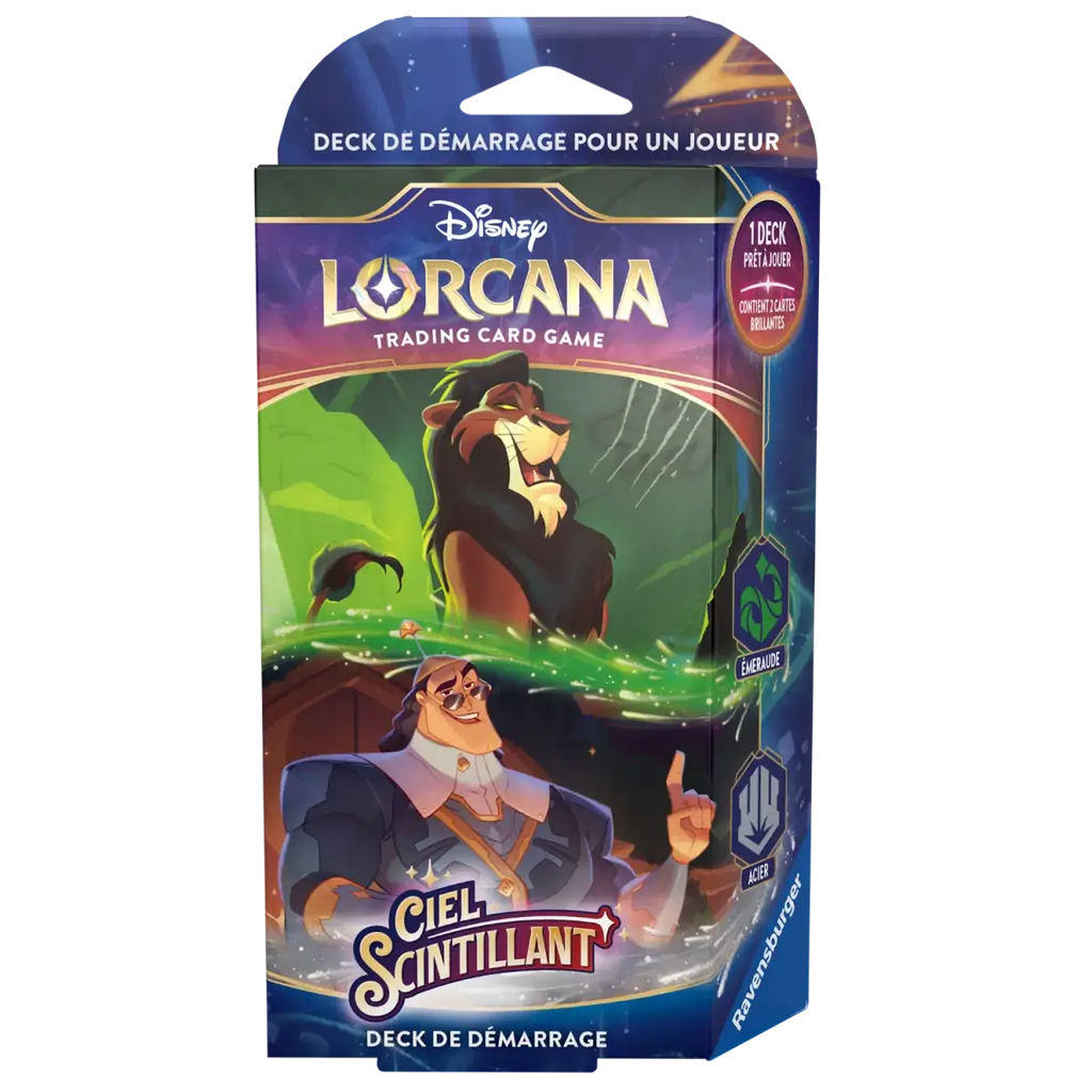 Disney Lorcana – Deck de Démarrage Scar / Kronk – Ch.5 Ciel Scintillant