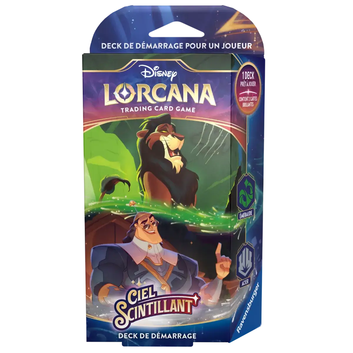 Disney Lorcana – Deck de Démarrage Scar / Kronk – Ch.5 Ciel Scintillant
