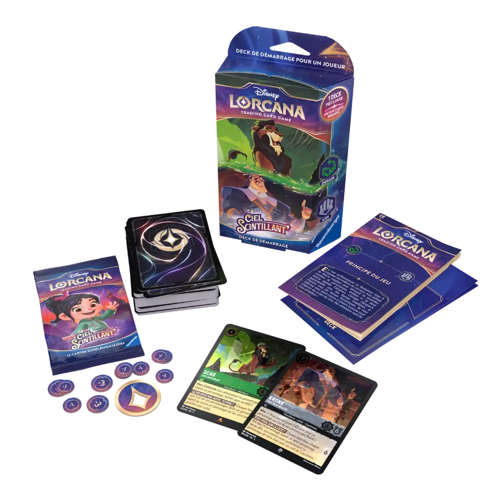 Disney Lorcana – Deck de Démarrage Scar / Kronk – Ch.5 Ciel Scintillant