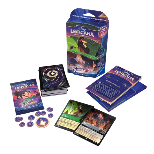 Disney Lorcana – Deck de Démarrage Scar / Kronk – Ch.5 Ciel Scintillant